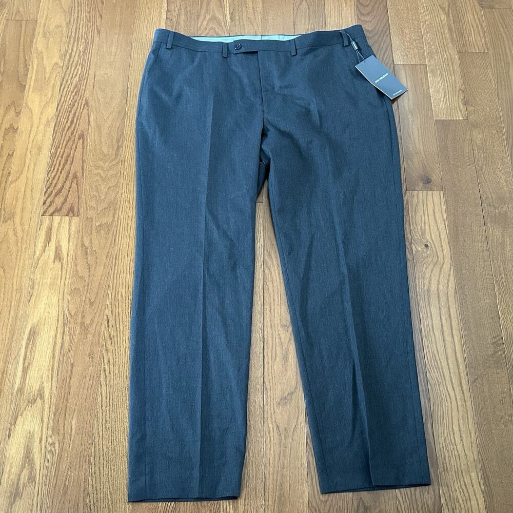 Van Heusen Manvell‎ Men’s Dress Pant Dark Gray Suitable Size 42 X 32 NWT